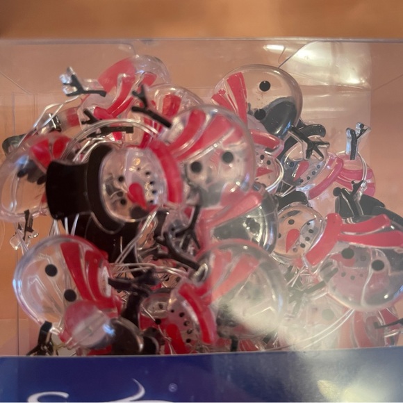 NWT Christmas Snowman 20 LED String Lights - Picture 3 of 5